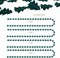 Cheerland Dark Green Pine Tree Garland 4 Pack 13FT Each – Woodland Camping Theme Hanging Tree Cutout Banner for Baby Shower Birthday Party Classroom Christmas Photo Backdrop Decorations